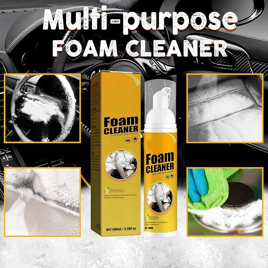 Car Interior Cleaning Foam - Foam Cleaner for Dirt & Grime
