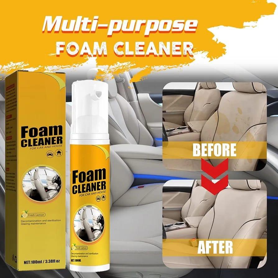 Car Interior Cleaning Foam - Foam Cleaner for Dirt & Grime