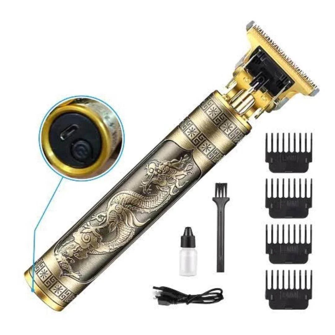 Vintage T9 Hair Trimmer Electric USB Charging Beard Trimmer - Dewan Mart