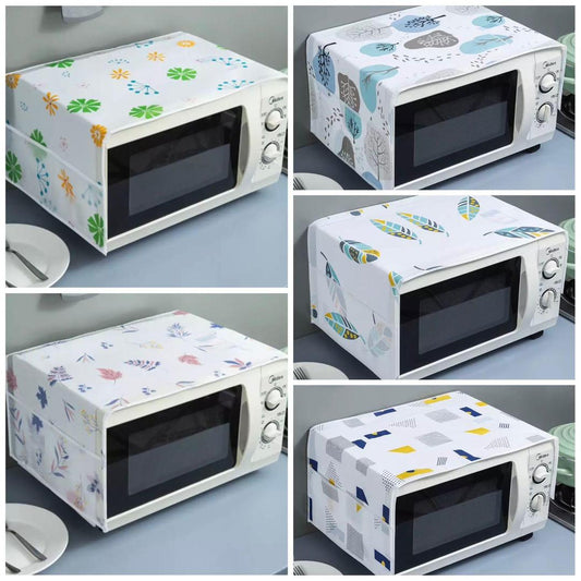 White Microwave Oven Cover - Dewan Mart