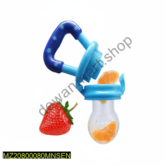  Safe Silicone Baby Fruit Feeder with Soft Teether Nipple